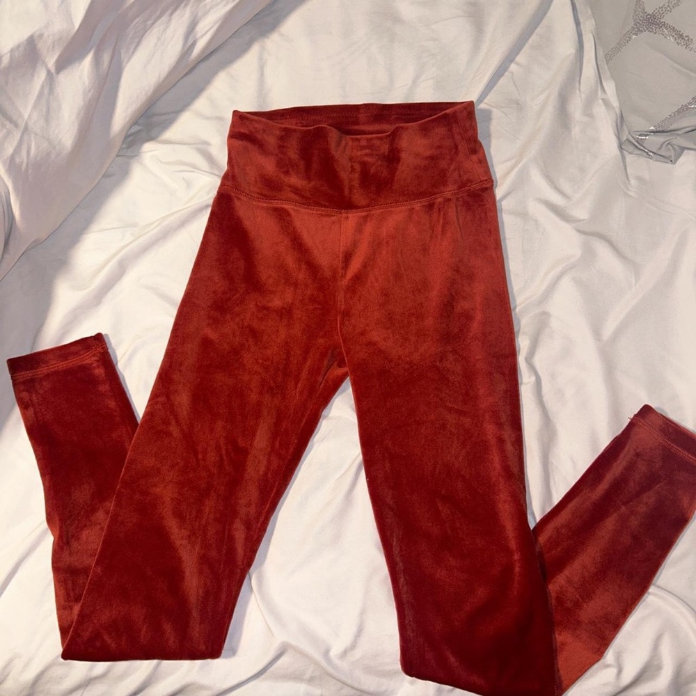 Aerie velour/velvet leggings